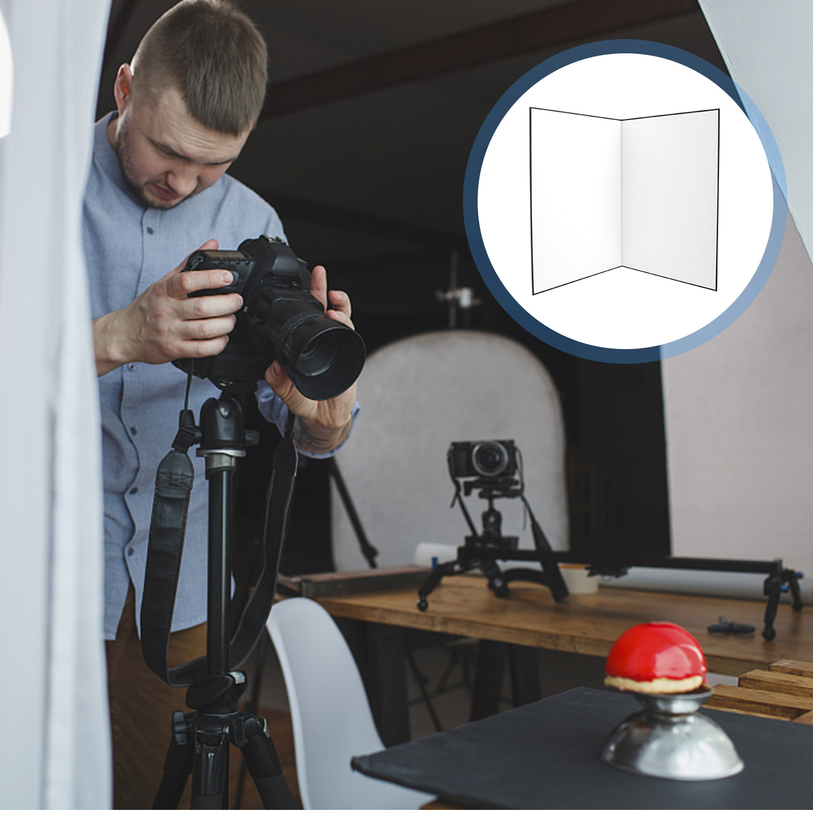 Photography Lighting Design - A3 Foldable Photography Cardboard Light Reflector
