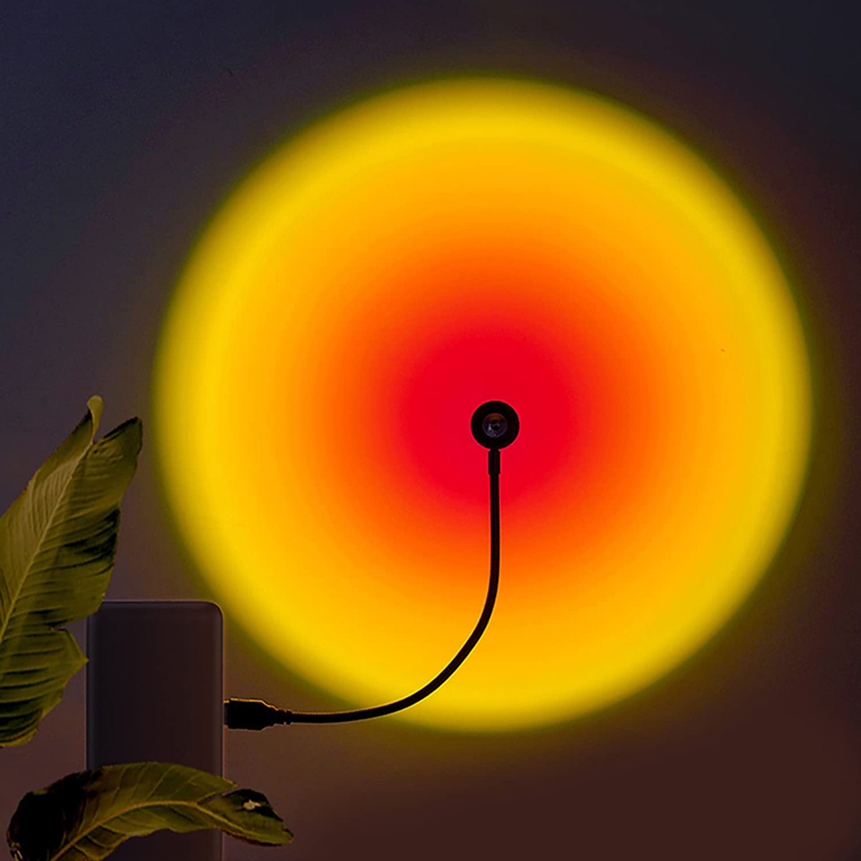 Photography Lighting Wall - 1x USB Sunset Lamp LED Rainbow
