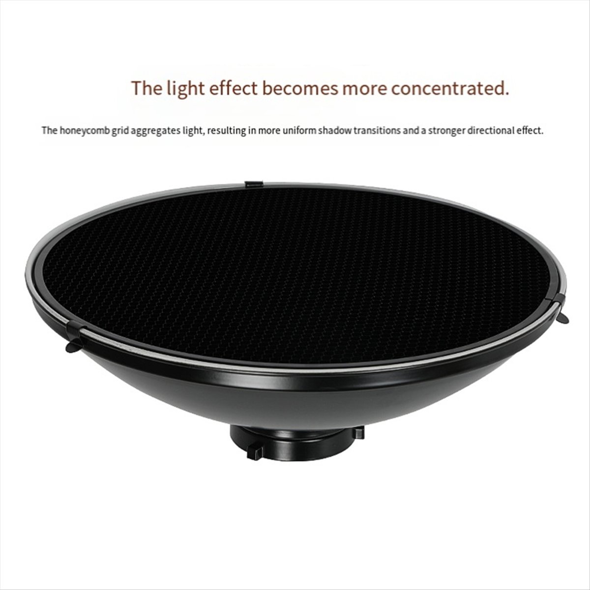 Portrait Photography With Lighting - N05R 30cm Beauty Dish Reflector Honeycomb