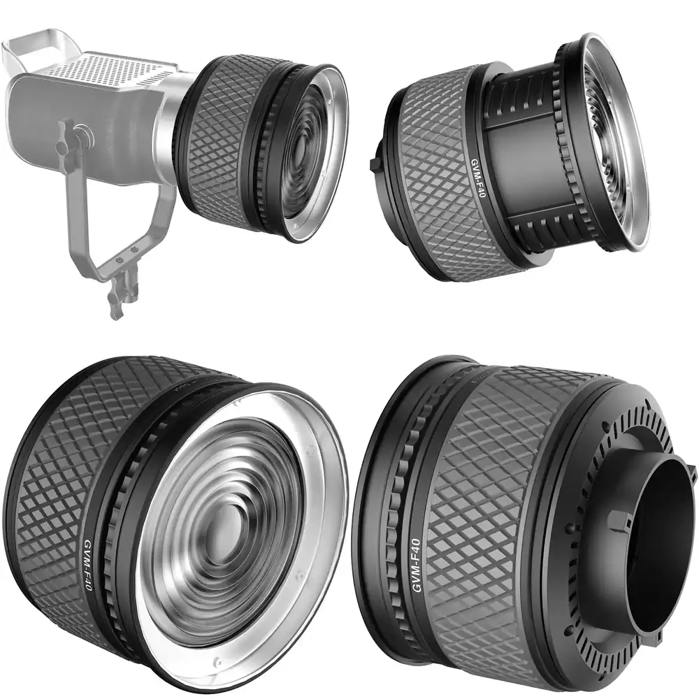 GVM Official F40 Fresnel Lens  - Photography Lighting Design recension och pris