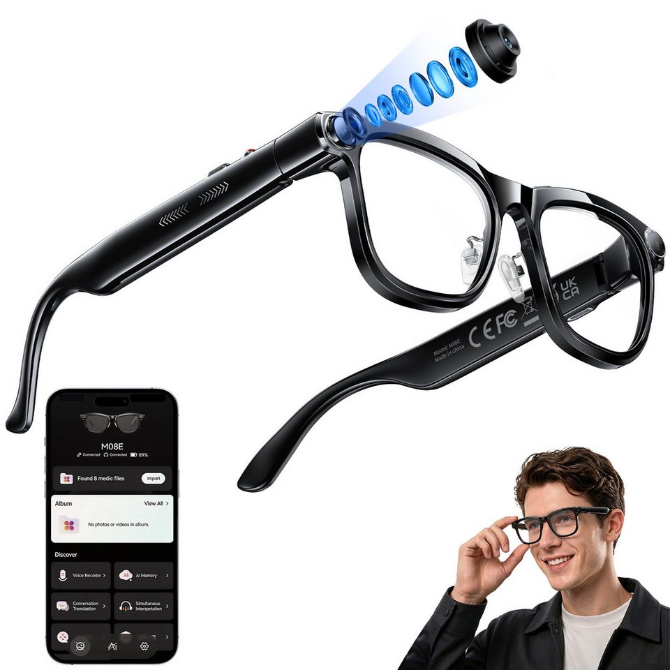AI Smart Glasses with ChatGPT  - Photography Lighting Gear recension och pris
