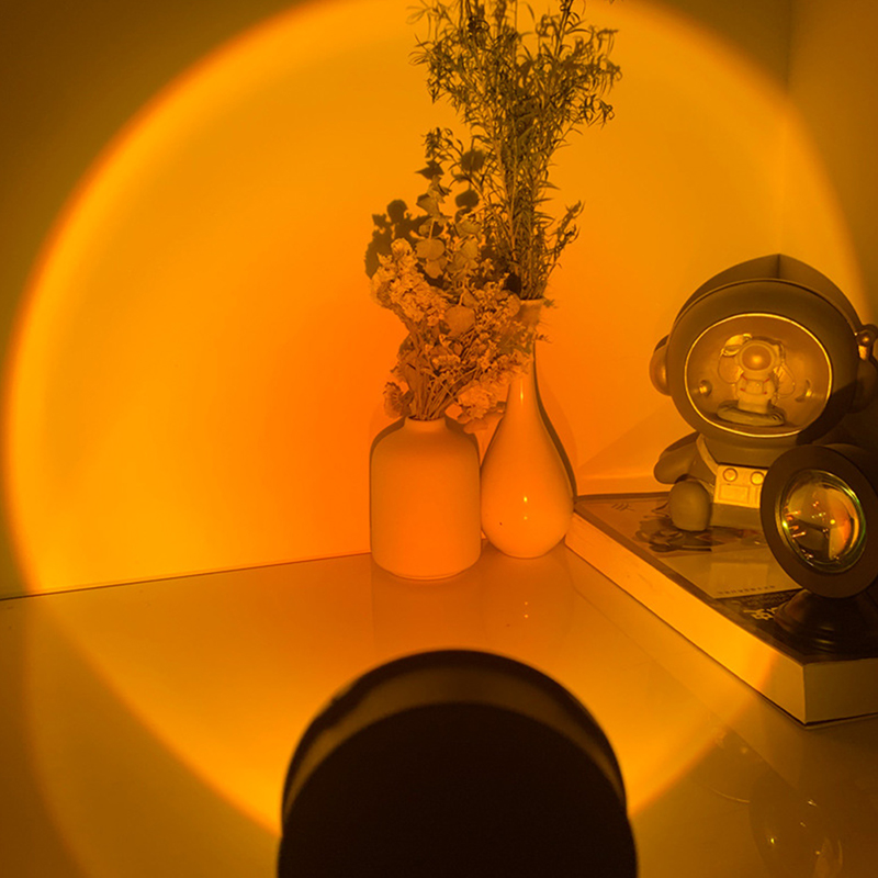 LED Sunset Lamp Projector USB  - Photography Lighting Wall recension och pris