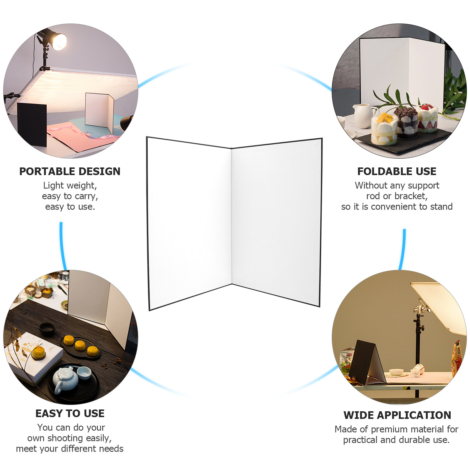 A3 Foldable Photography Cardbo - Photography Lighting Design recension och pris