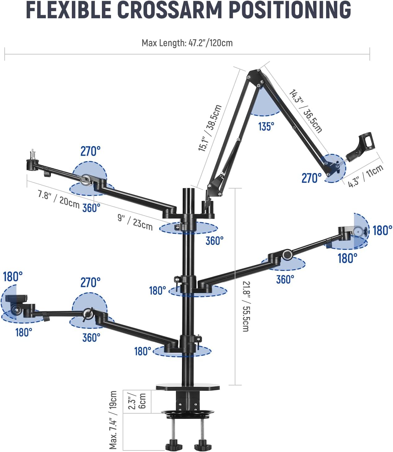 Desk Mount Overhead Camera Rig - Photography Lighting Online recension och pris