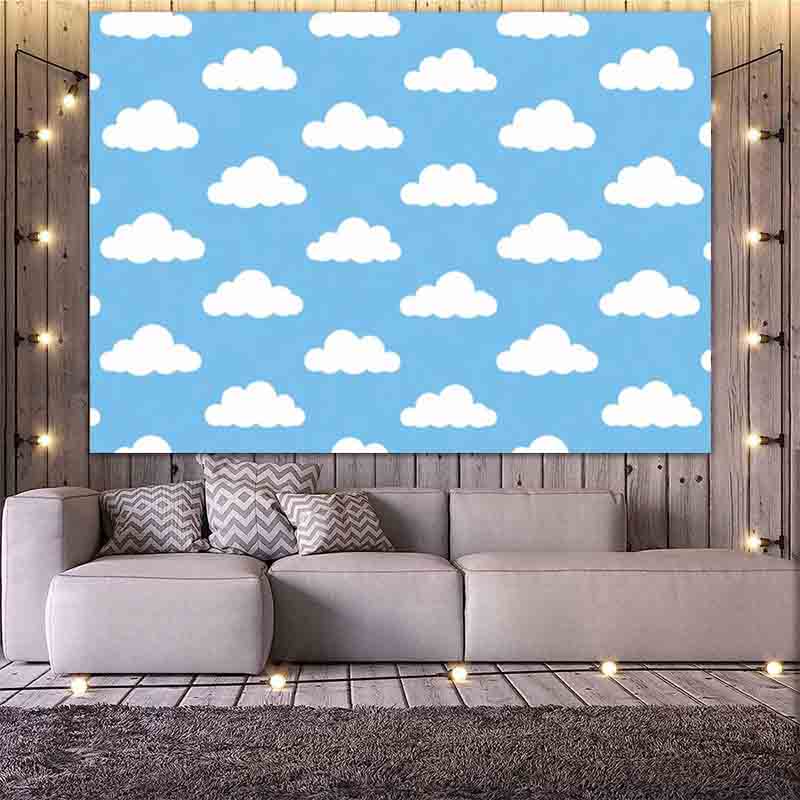 Cartoon Simple Blue Sky White  - Portrait Photography With Lighting recension och pris