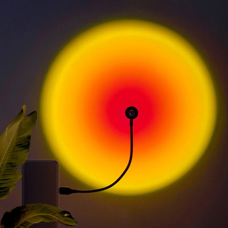 1-4pcs Sunset Lamp LED Rainbow - Photography Lighting Wall recension och pris