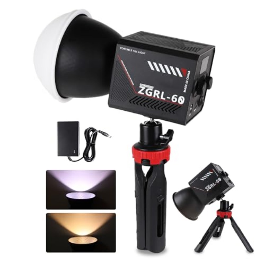 60W COB LED Video Light Handhe - Photography Lighting Studio recension och pris