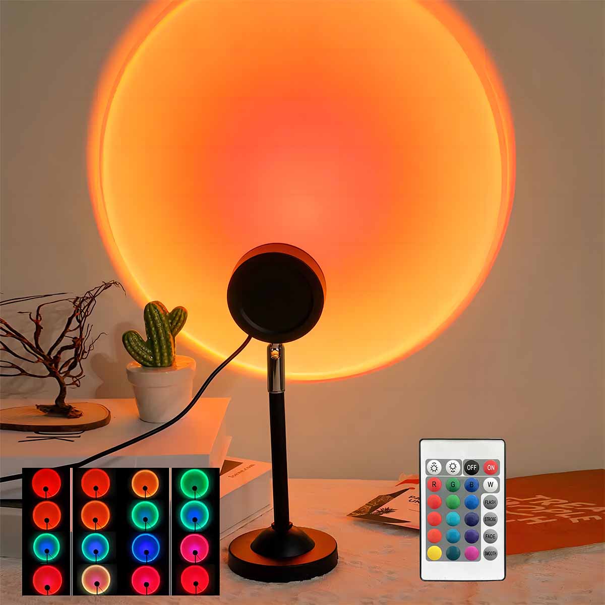 Sunset Projection Light Remote - Photography Lighting Wall recension och pris