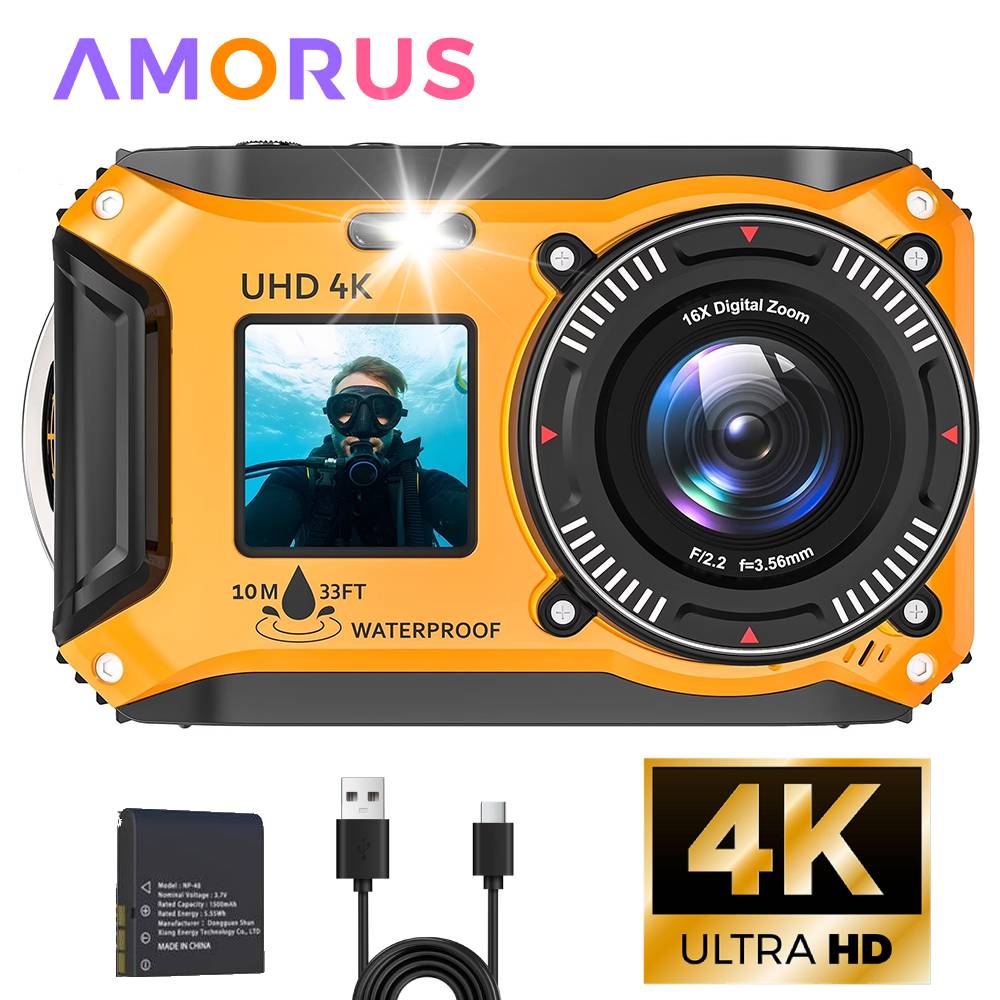 4K Underwater Camera 33FT Wate - Canon Camera Eos R50 recension och pris
