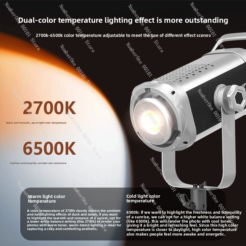300W COB Photography Light Dua - Portrait Photography With Lighting recension och pris