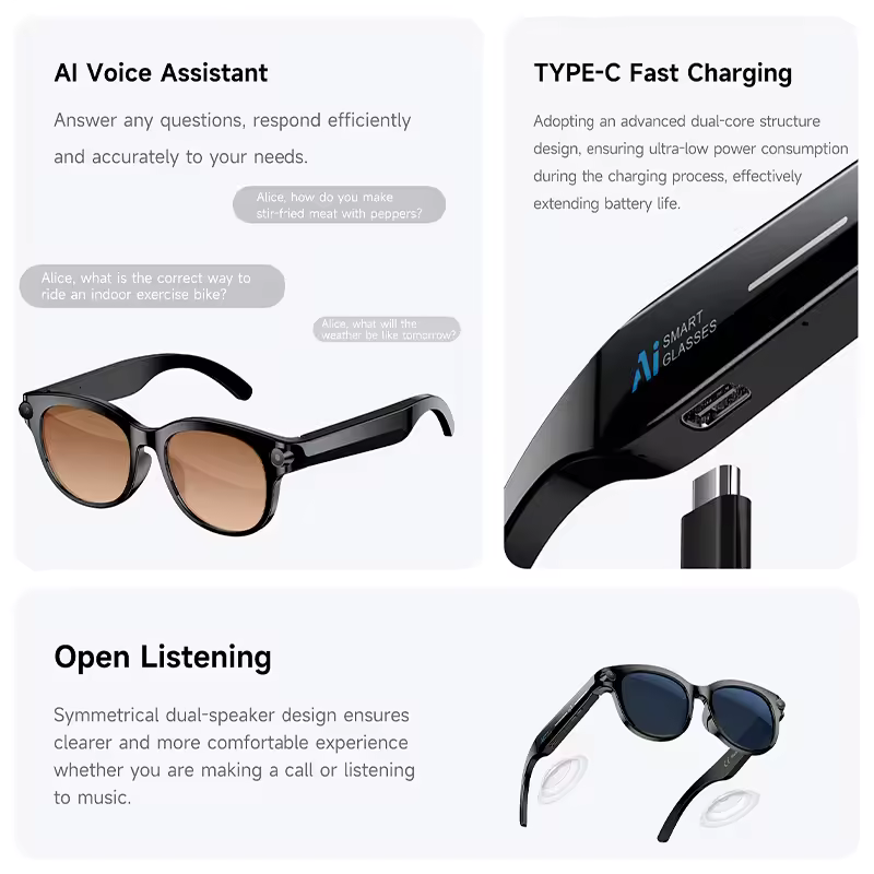 M89-S AI Smart Glasses Equippe - Photography Lighting Gear recension och pris