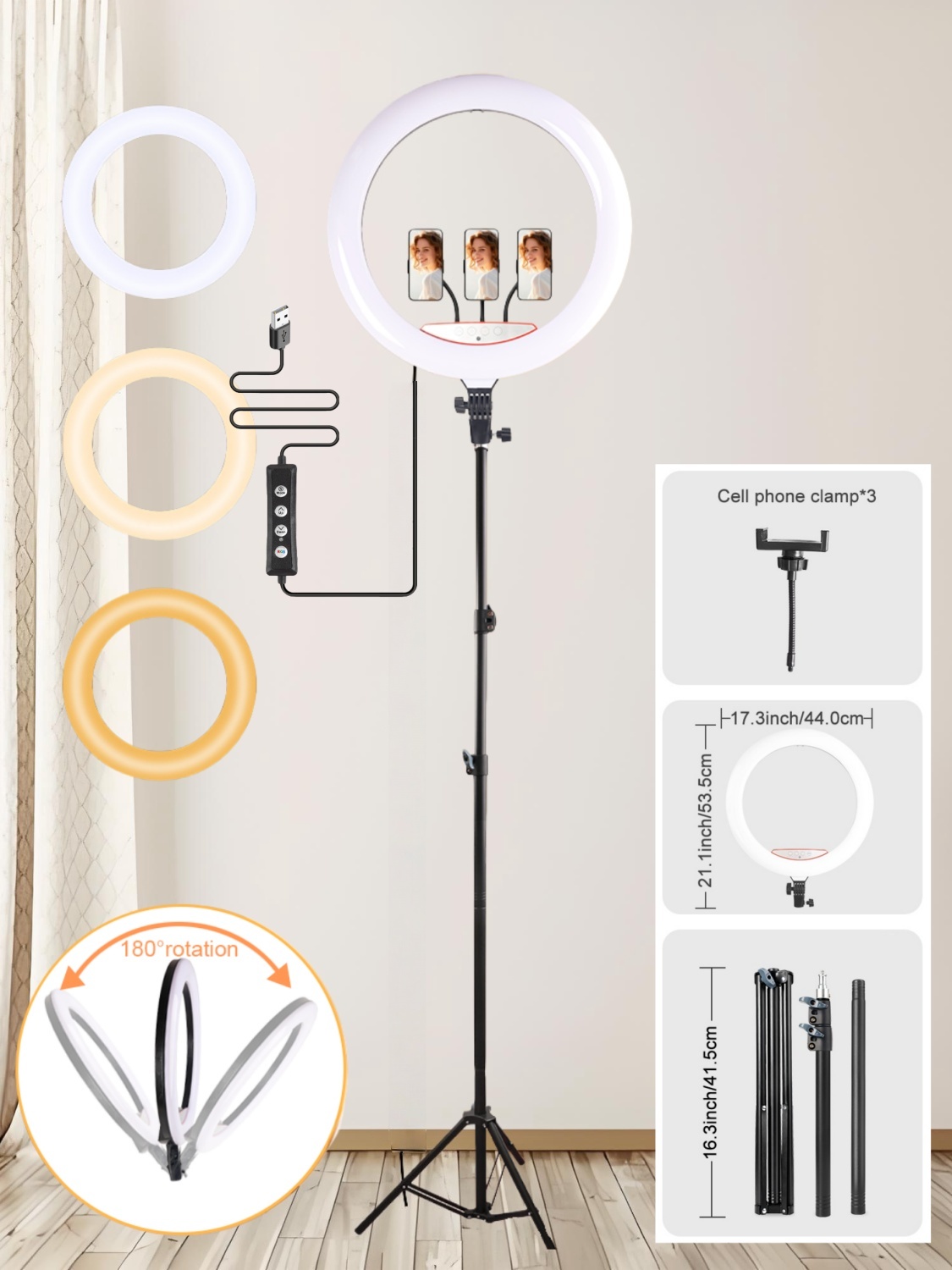 Professional 18 Inch Ring Ligh - Photography Lighting Online recension och pris