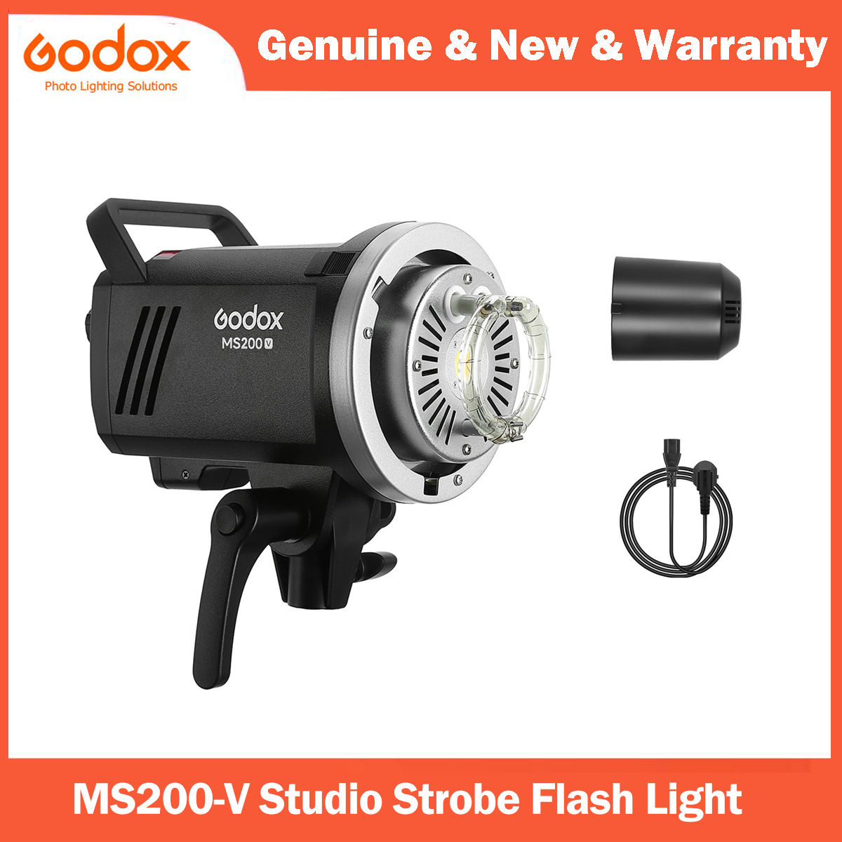 Godox MS200V Studio Strobe Fla - Portrait Photography With Lighting recension och pris
