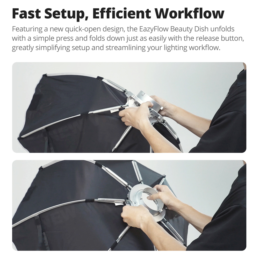 New Godox EazyFlow Beauty Dish - Photography Lighting Design recension och pris
