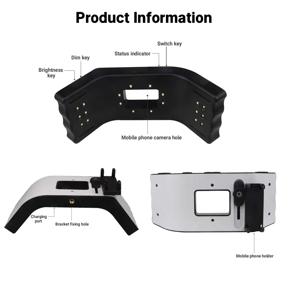 JUMTOP Dental Flash Light Phot - Photography Lighting Led recension och pris