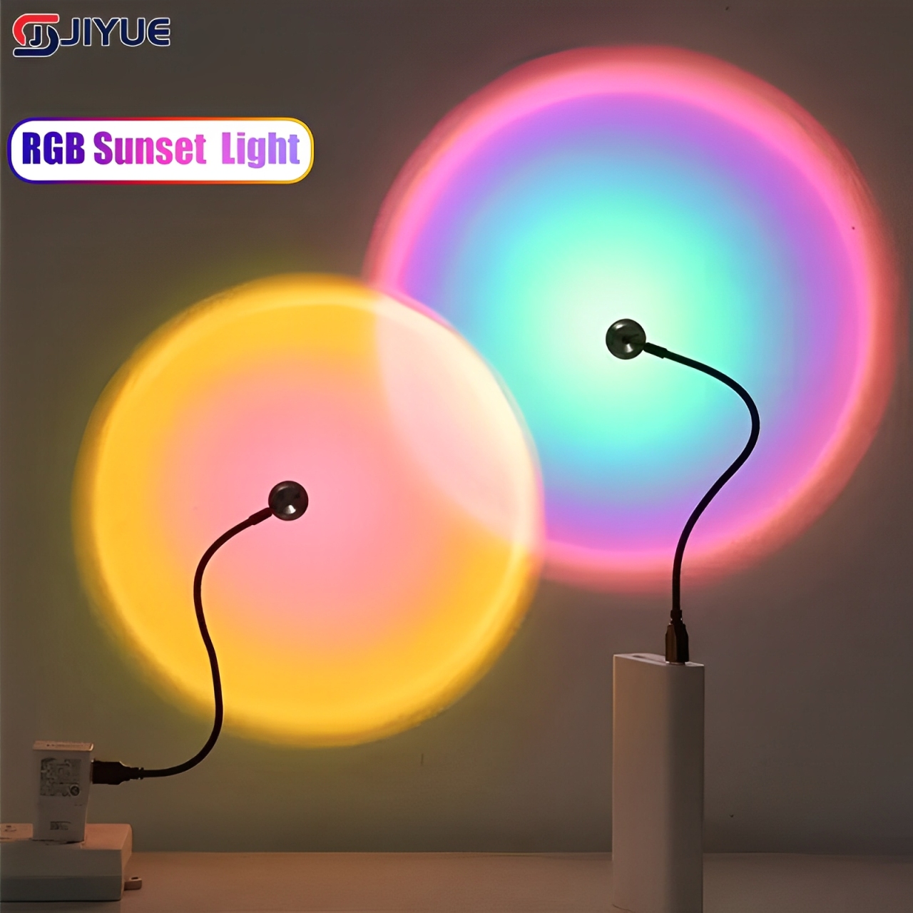 Mini USB ED Sunset Lamp Nightl - Photography Lighting Wall recension och pris