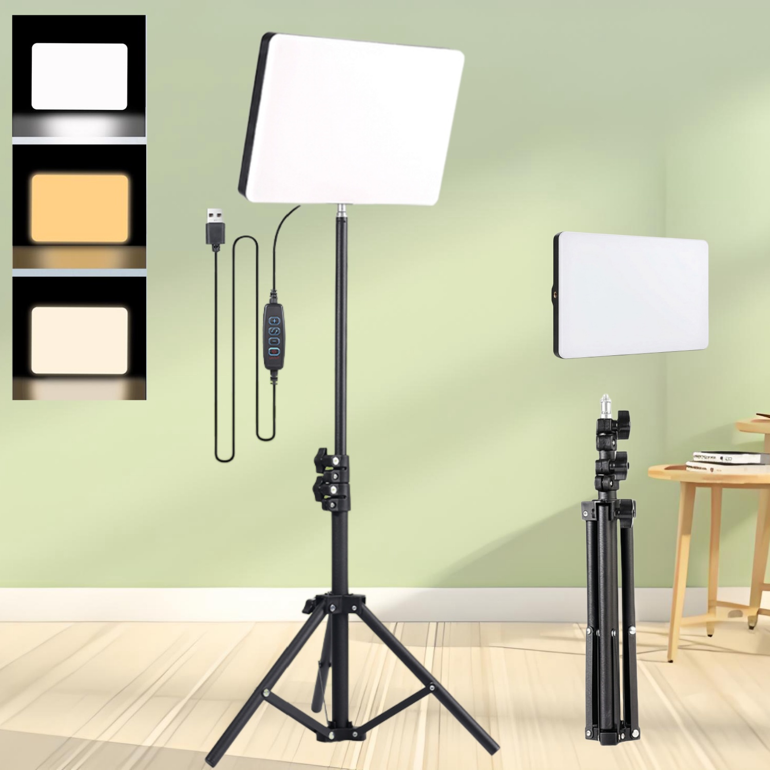 Live Streaming Ring Light Set: - Portrait Photography With Lighting recension och pris