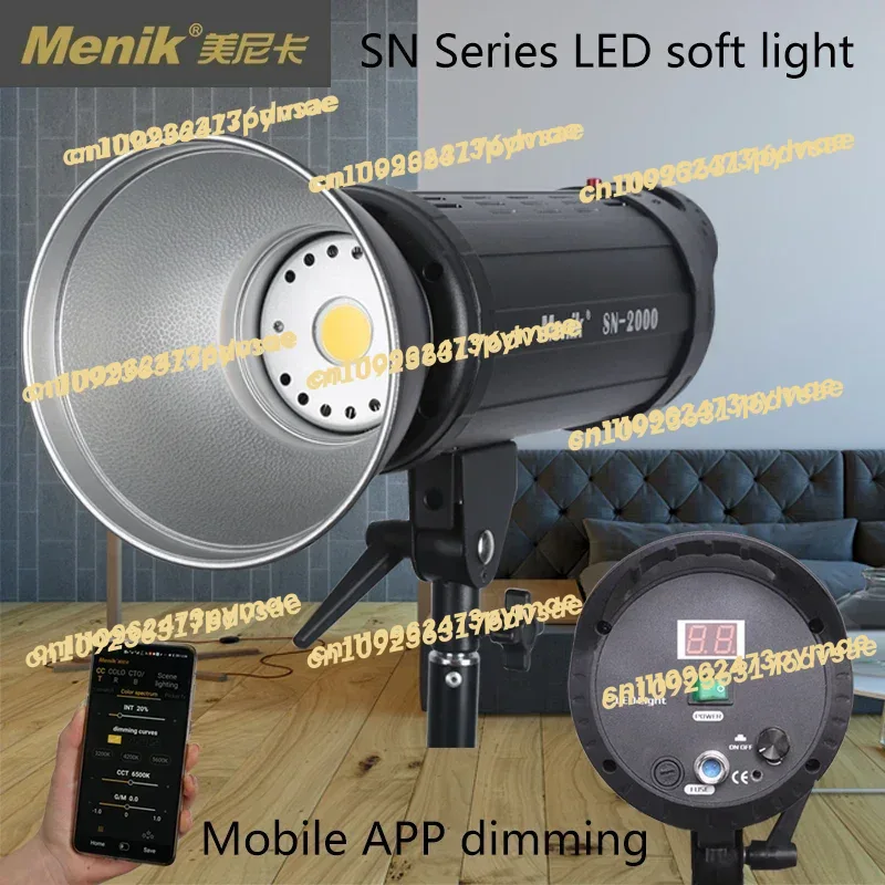 NEW Menik SN series photo led  - Portrait Photography With Lighting recension och pris