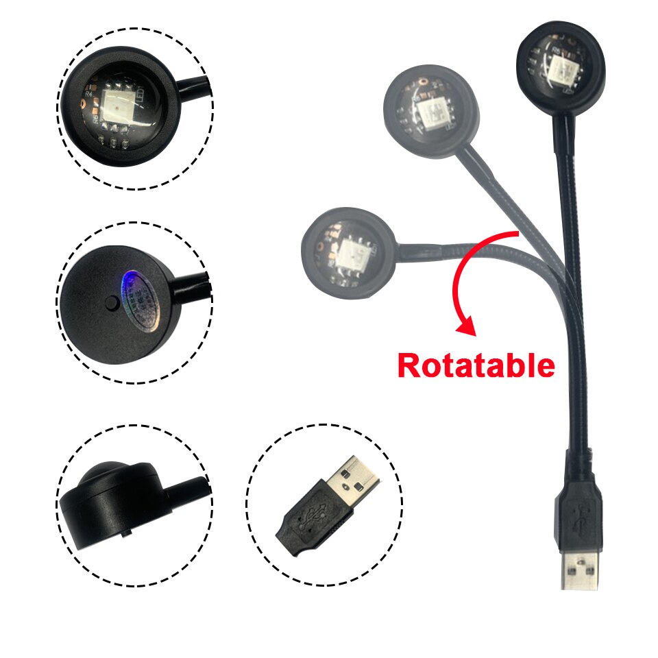USB LED Sunset Light Mobile Ph - Photography Lighting Wall recension och pris