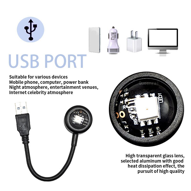 USB LED Sunset Light Mobile Ph - Photography Lighting Wall recension och pris
