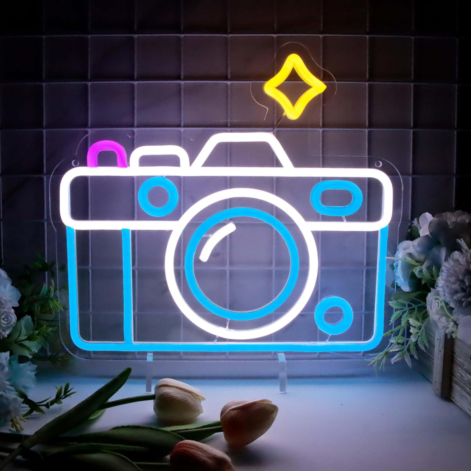Neon Signs for Wall Decor, Pho - Photography Lighting Wall recension och pris